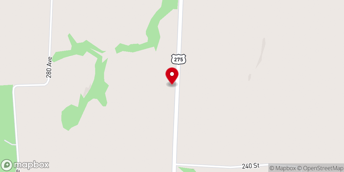 Map showing location of Victory Life Christian Center