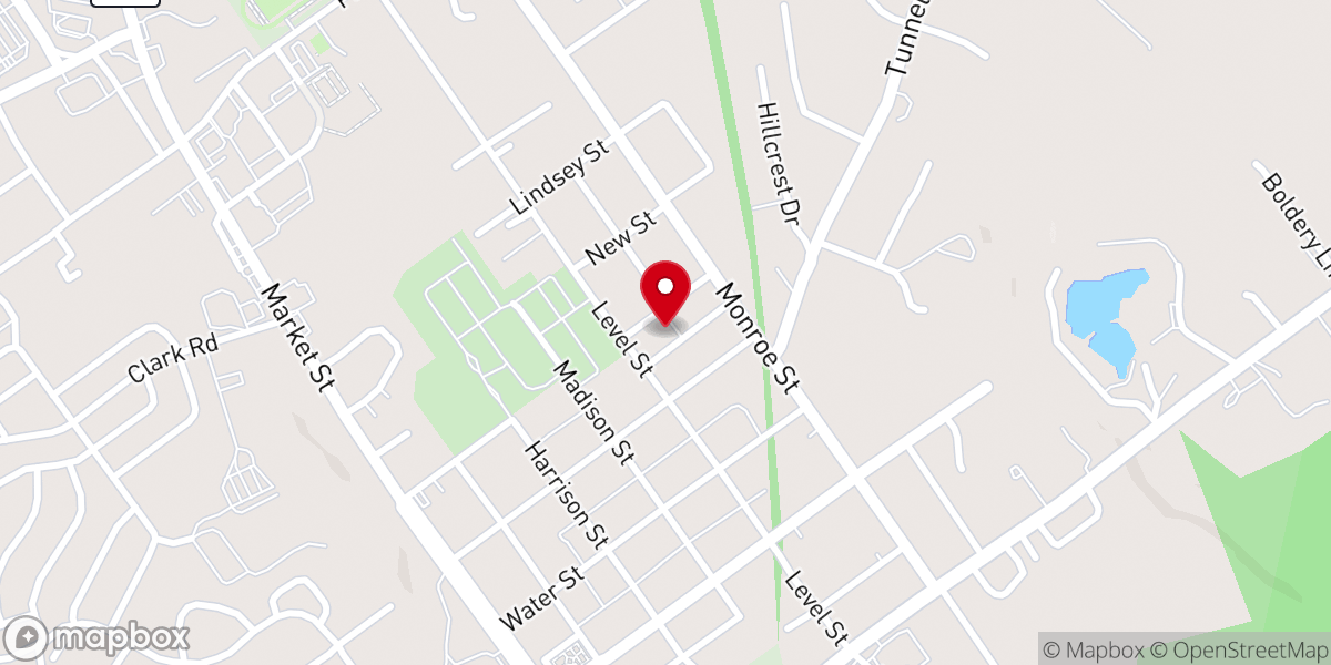Map showing location of Evangel Charlestown Church