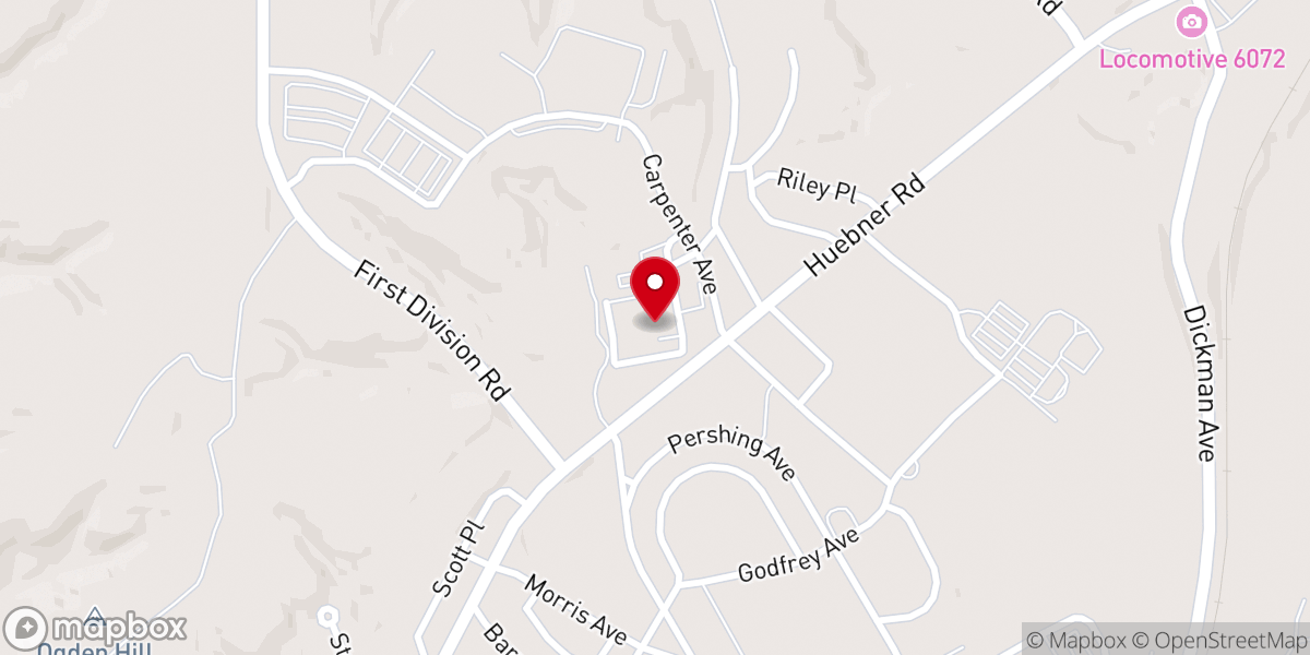 Map showing location of Fort Riley