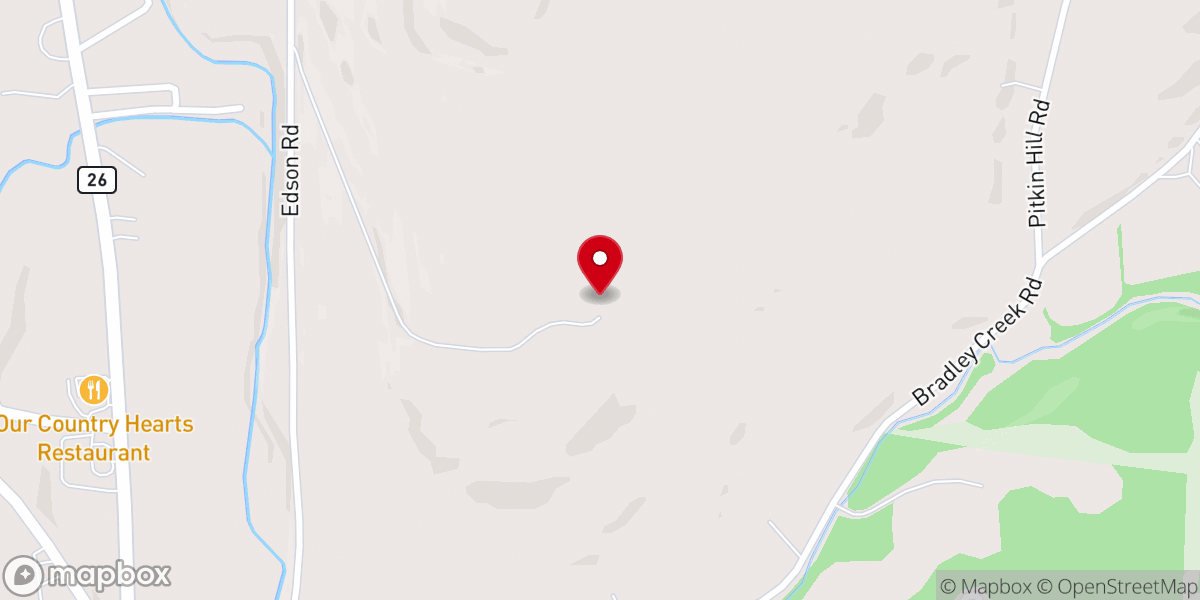 Map showing location of Mt. St. Francis Hermitage
