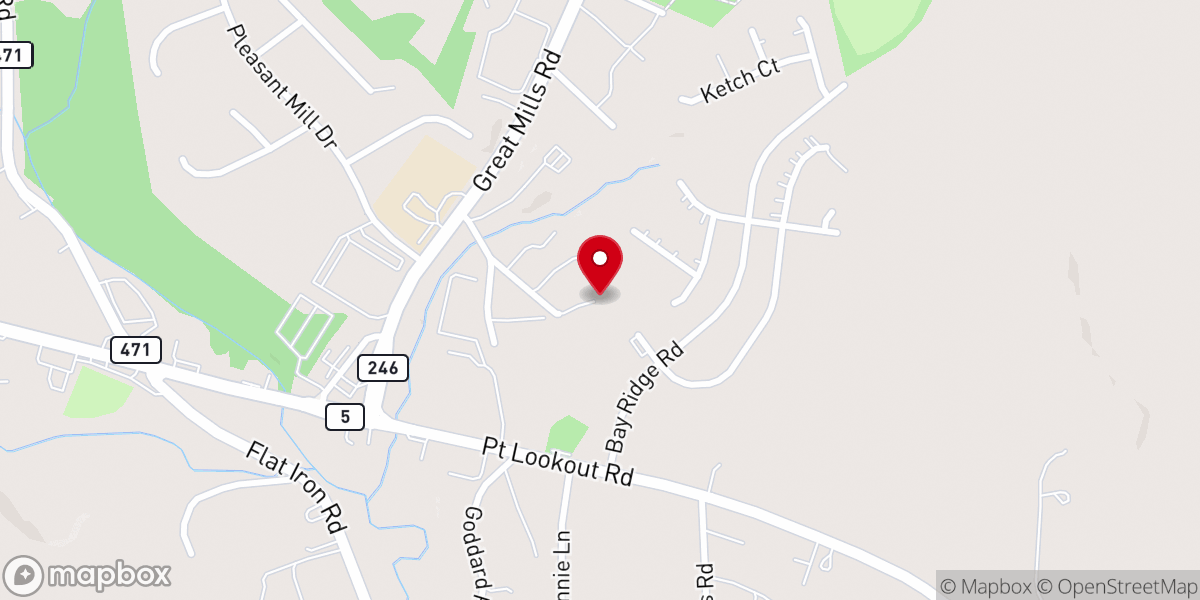 Map showing location of Church of Christ