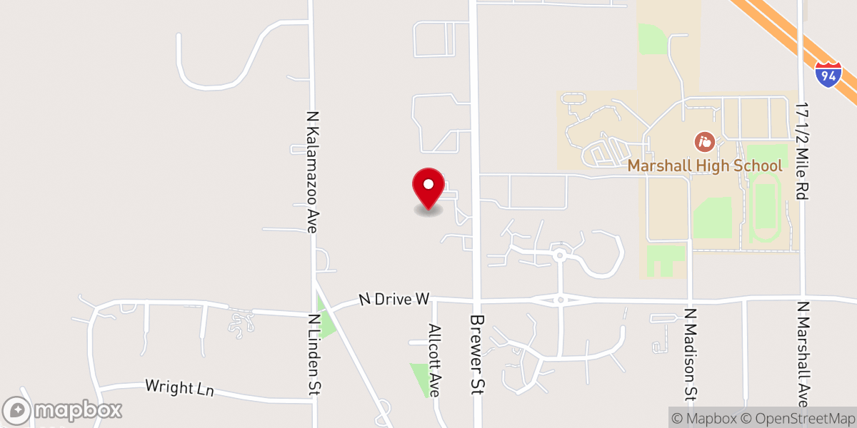 Map showing location of Crossroads Church and Ministries