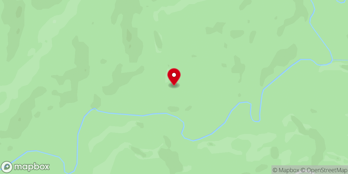 Map showing location of Robagre Baptist Church