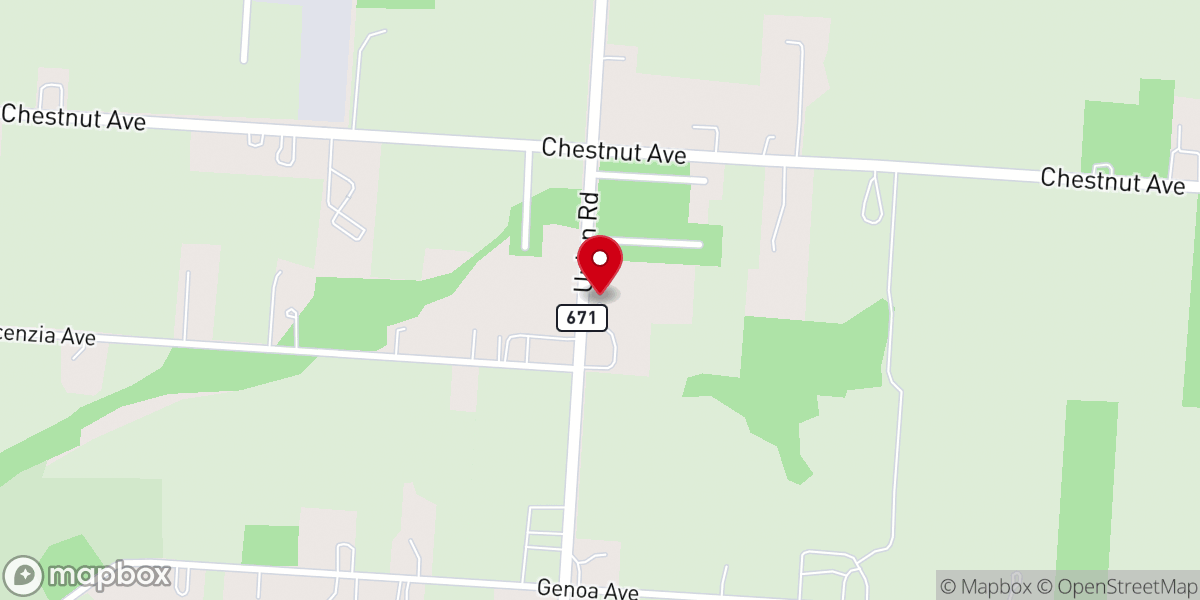 Map showing location of St Mary's School