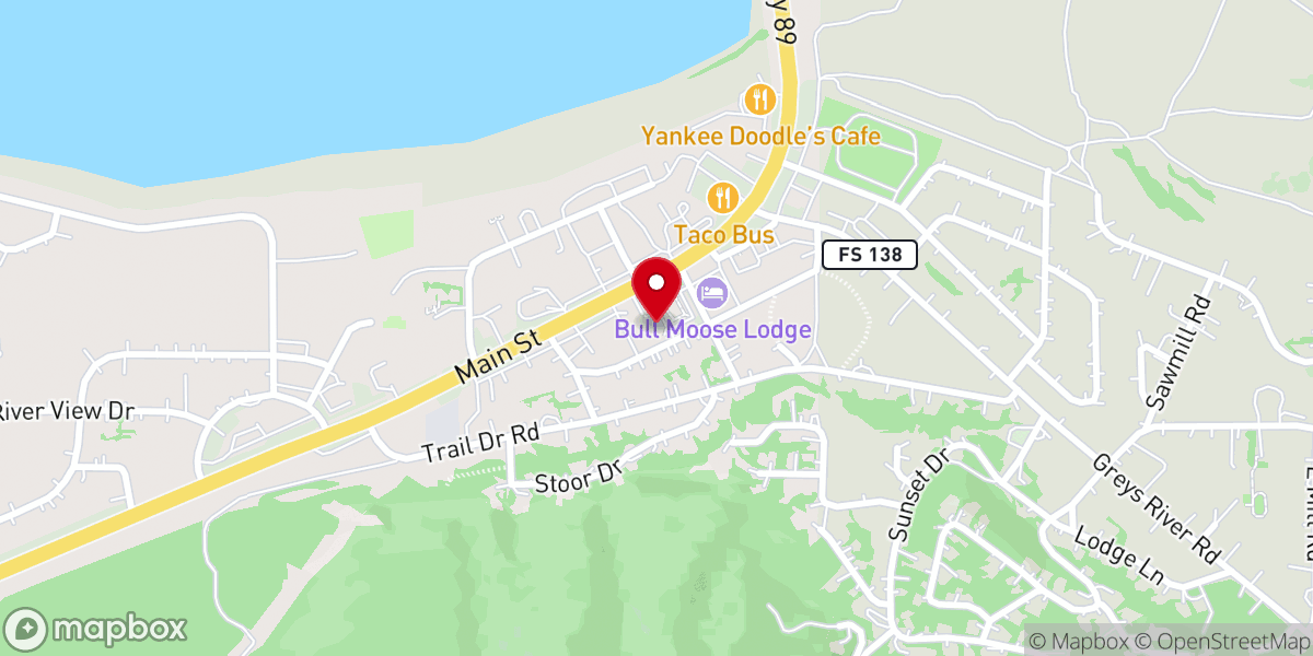 Map showing location of Alpine Civic Center