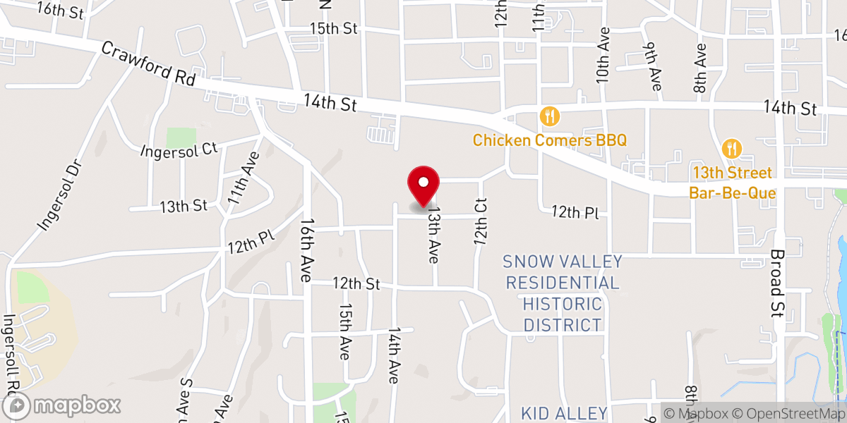 Map showing location of Potter's House Church- Your Life, His Vessel