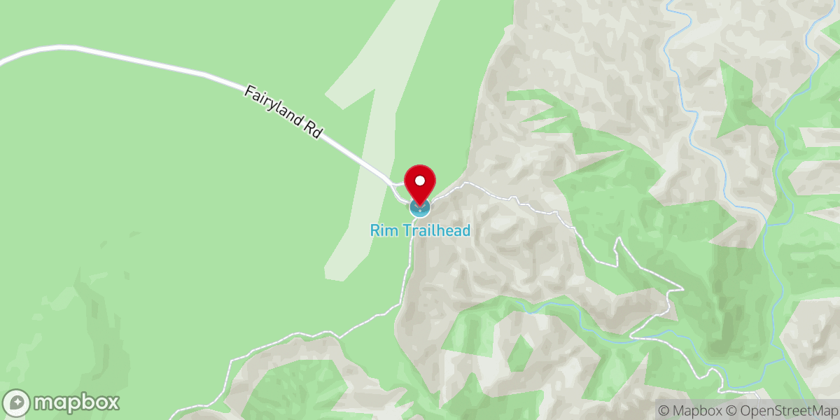 Map showing location of Fairyland Point