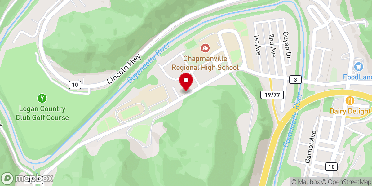 Map showing location of Shining Light United Baptist