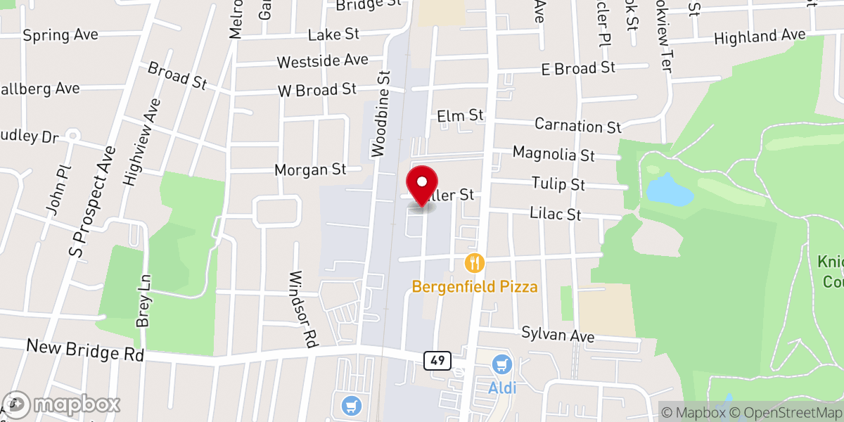 Map showing location of Zion City Alliance Church
