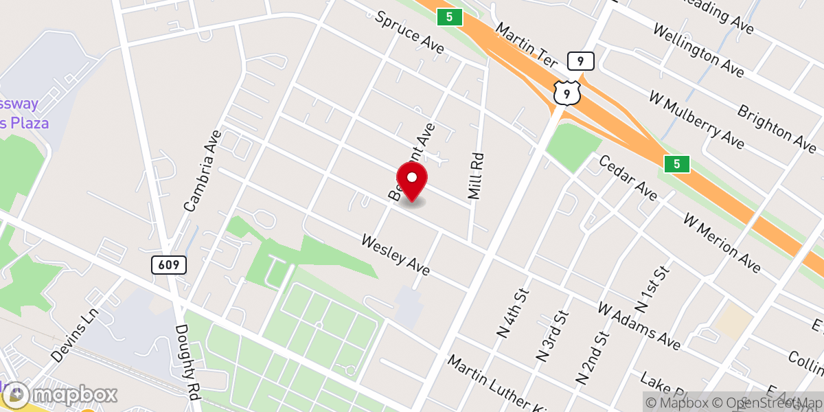 Map showing location of Ministerio Shaddai Inc