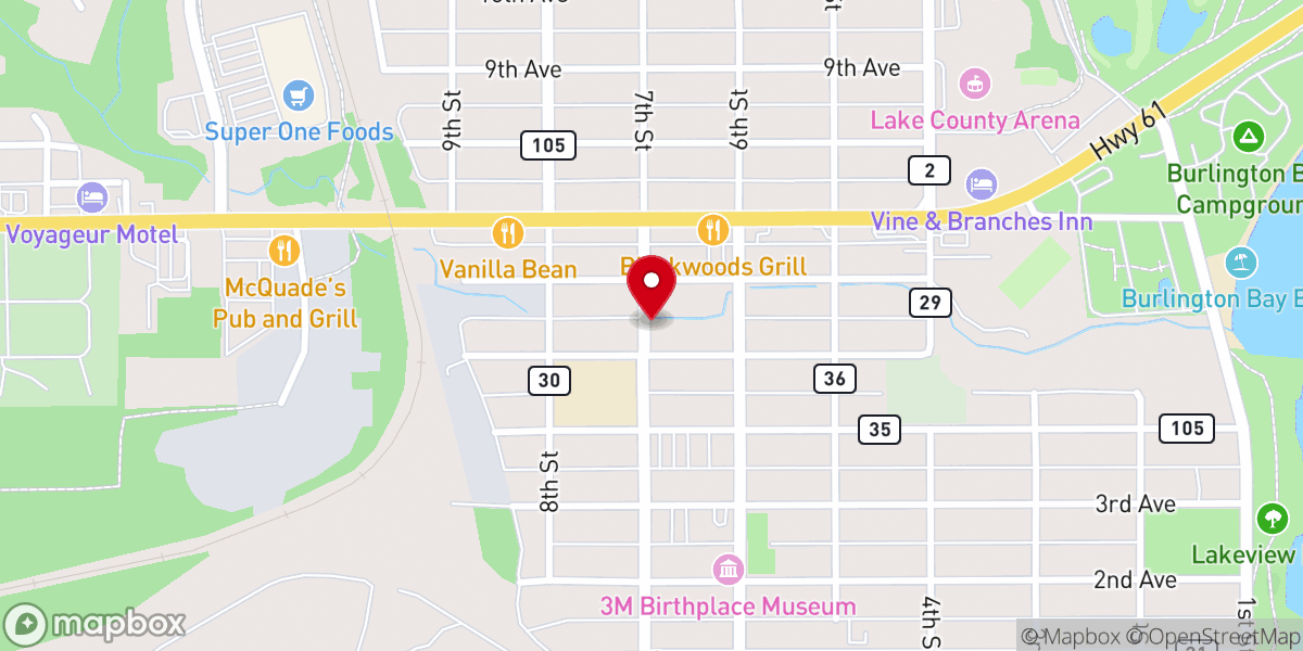 Map showing location of Neighbor to Neighbor Thrift Store
