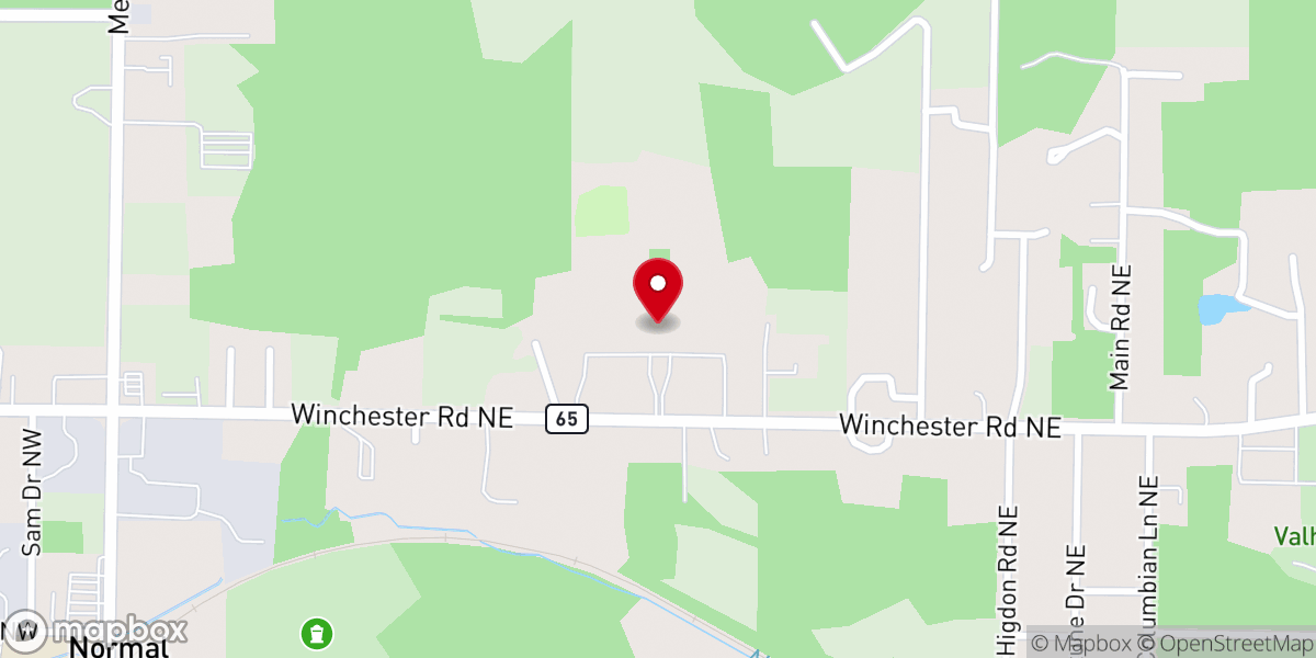 Map showing location of Emmanuel Community Missionary Baptist Church