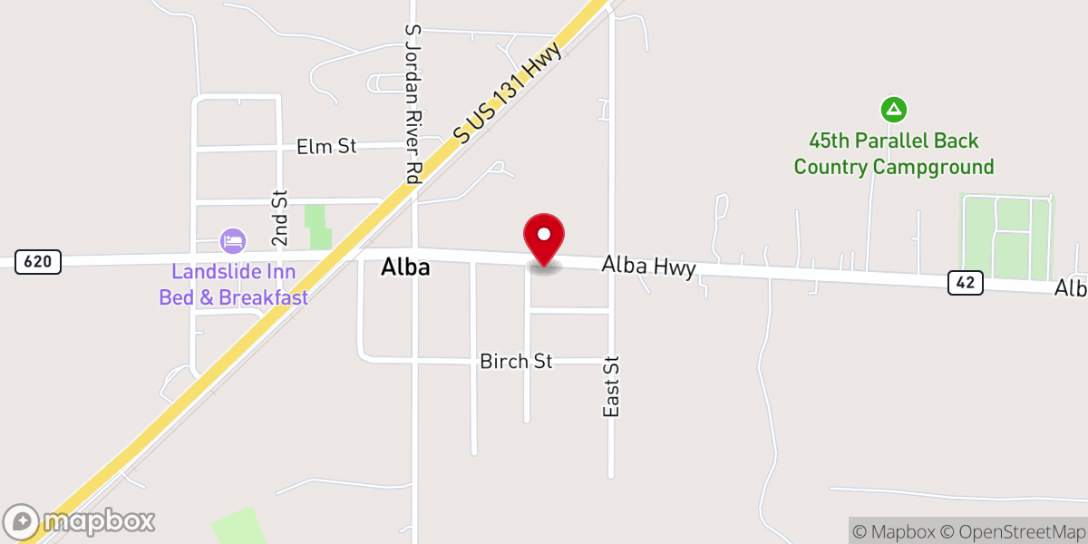 Map showing location of Breath of Life Ministries