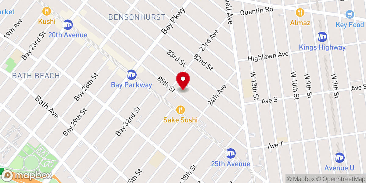 Map showing location of Saint Marys Mother of Jesus Roman Catholic Church