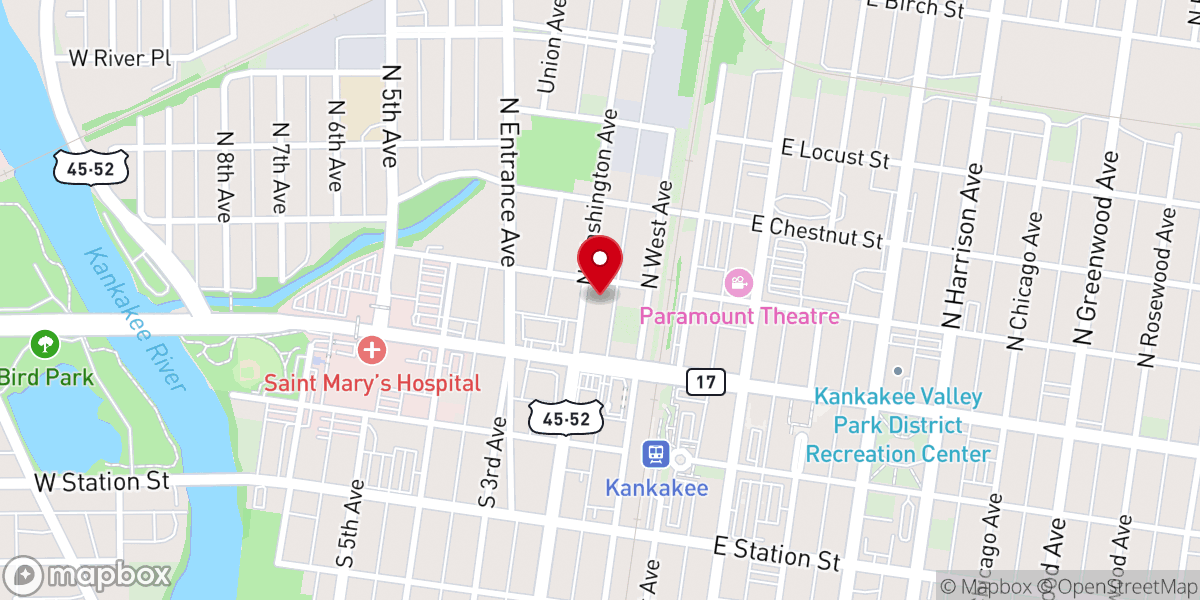 Map showing location of Saint Marys Roman Catholic Church