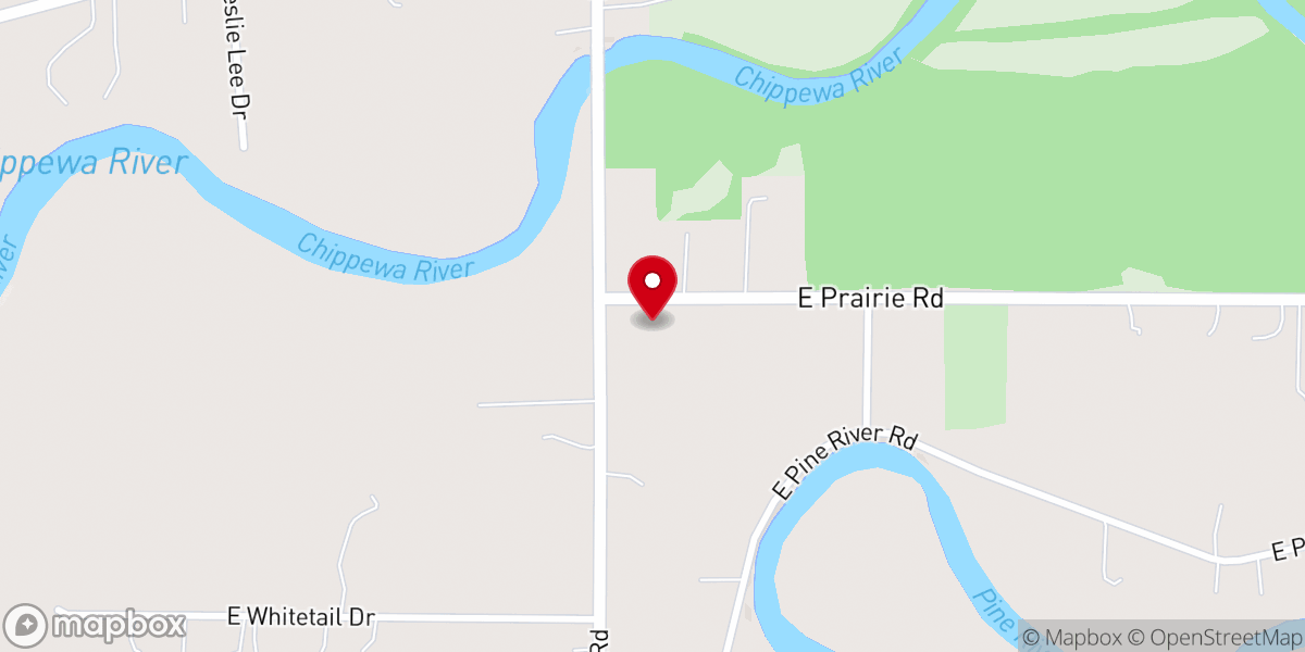 Map showing location of Homer United Methodist Church