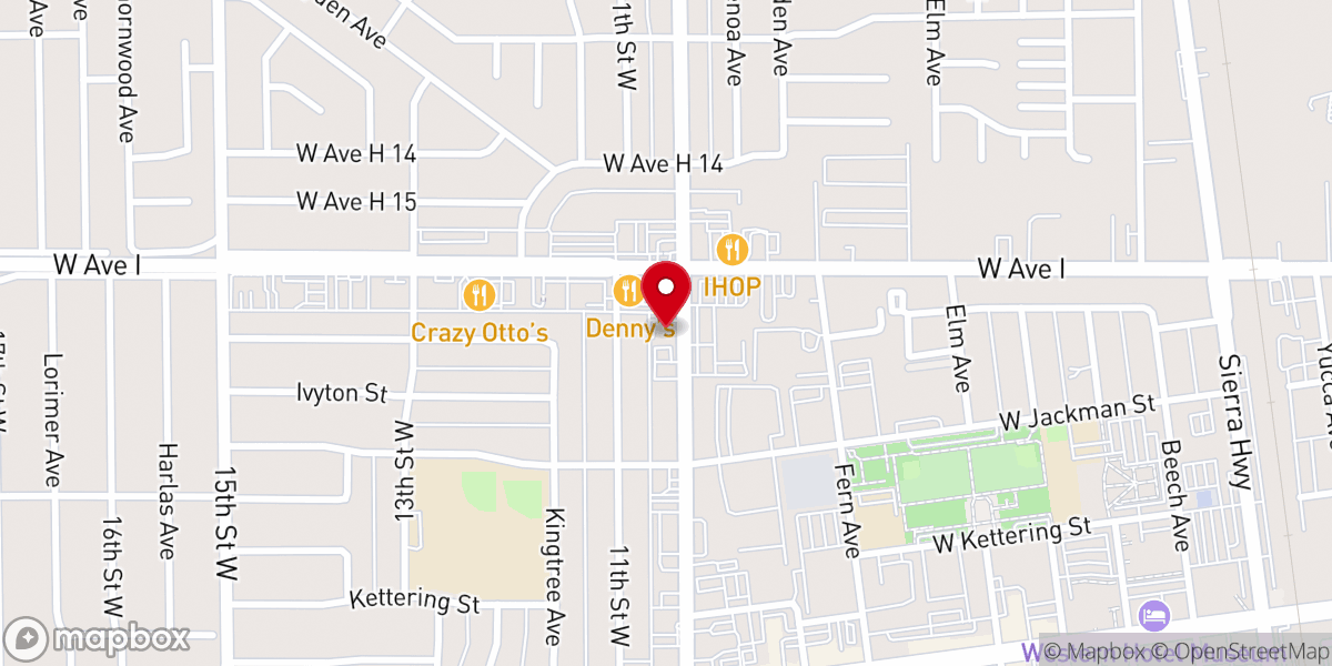 Map showing location of Greater New Life Christian Center Antelope Valley