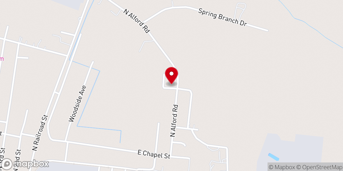 Map showing location of Solid Rock Holiness Church