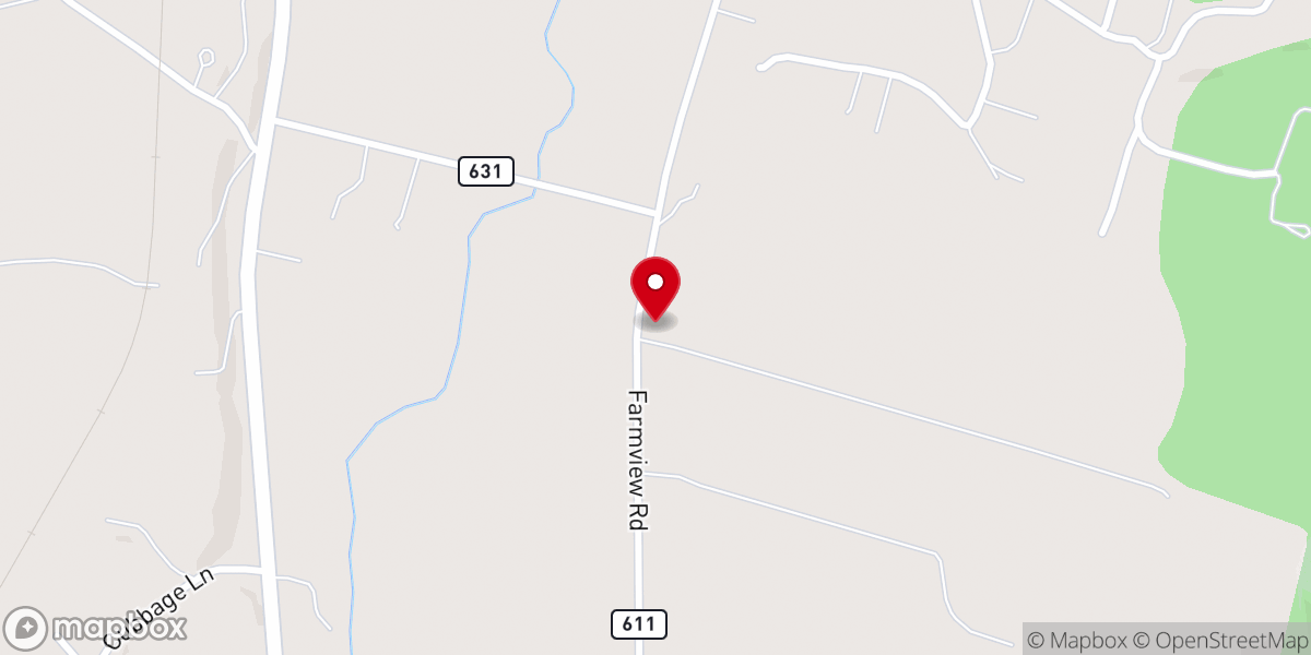 Map showing location of Hawksbill Baptist Church