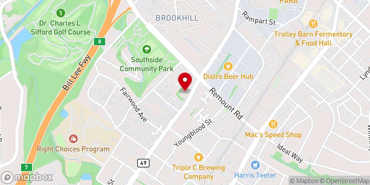 Map showing location of Spirit of Deliverance