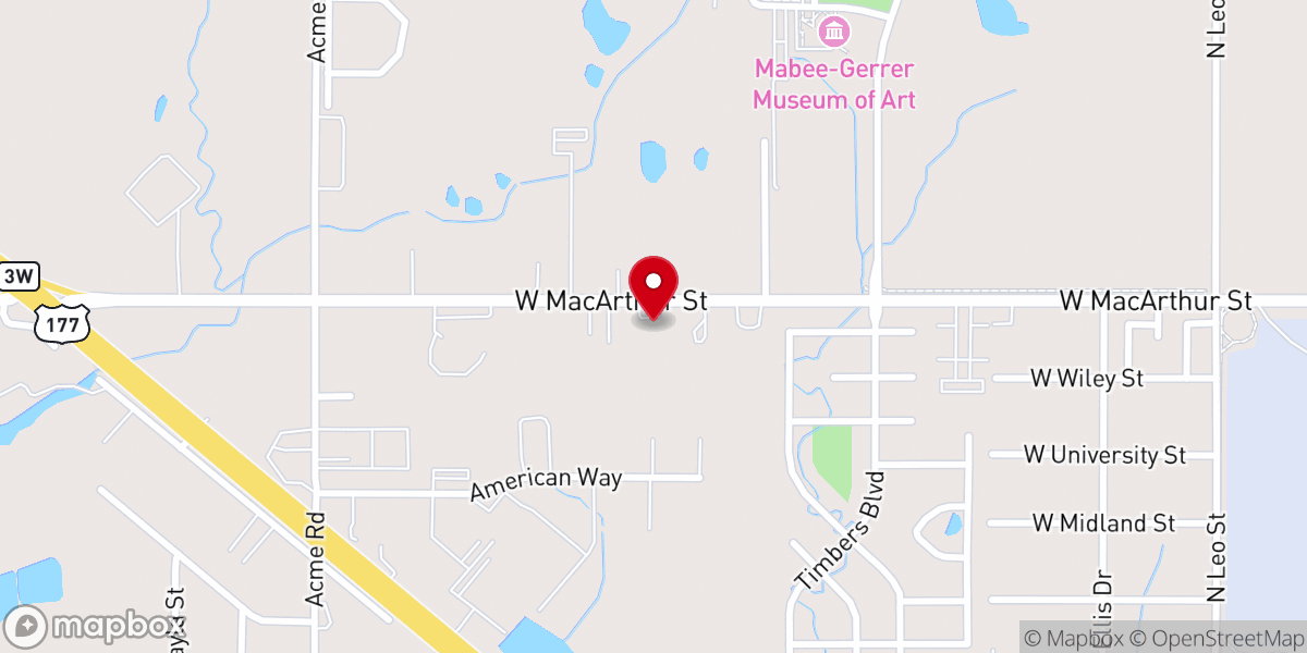 Map showing location of Redeemer Lutheran Church
