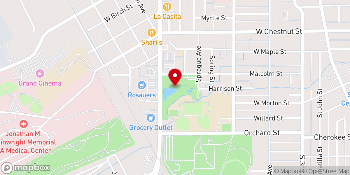 Map showing location of Jefferson Park
