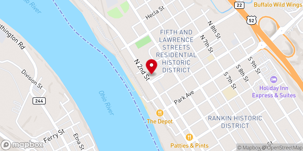 Map showing location of Family Life Worship Center