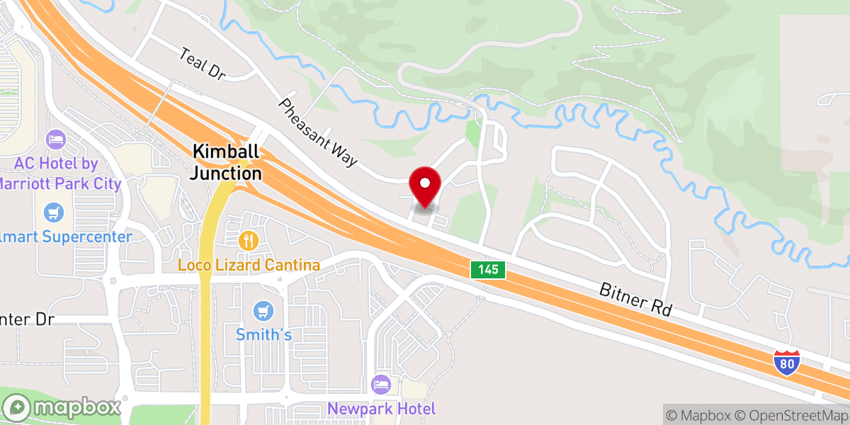 Map showing location of Capital Church - Park City