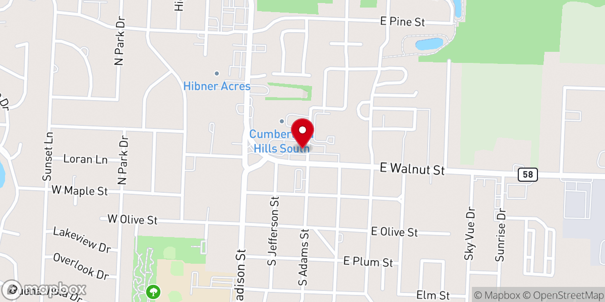 Map showing location of West Central Mo Community Action