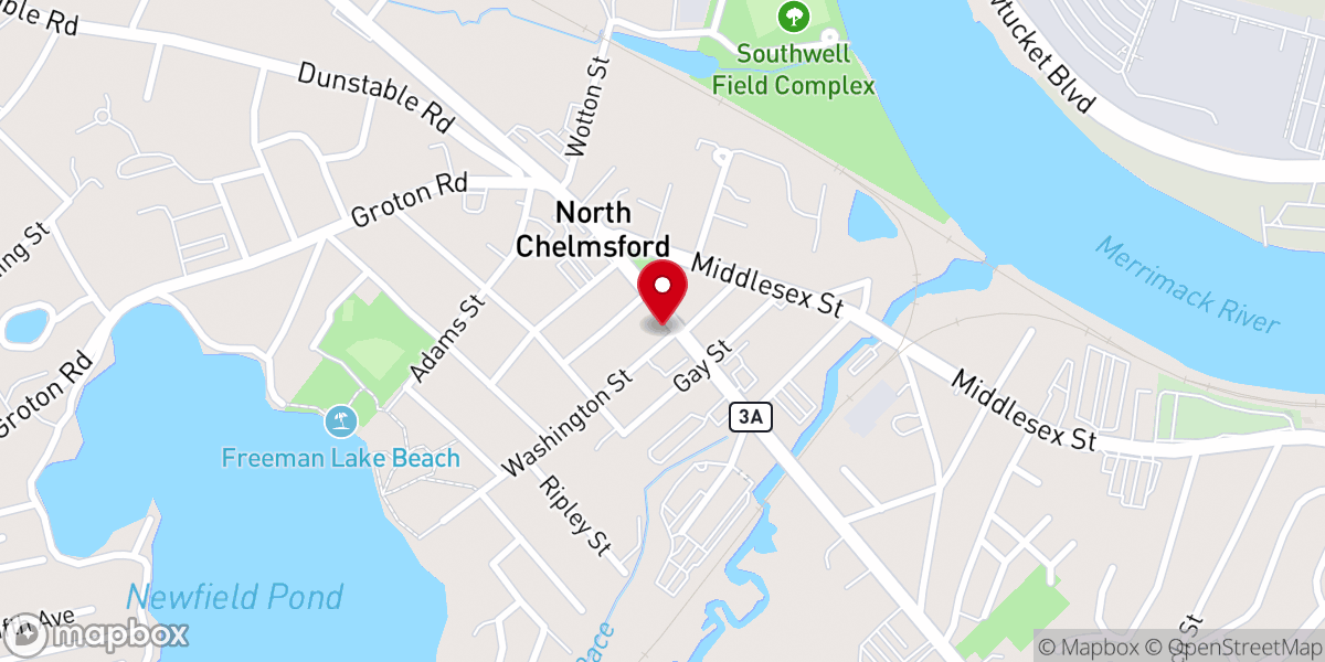Map showing location of Newsong Community Church