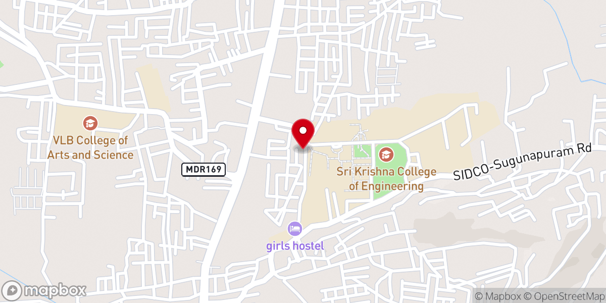 Map showing location of Glory of Jesus Ministry