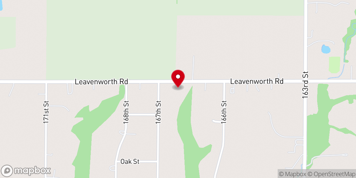 Map showing location of Basehor Church of Christ