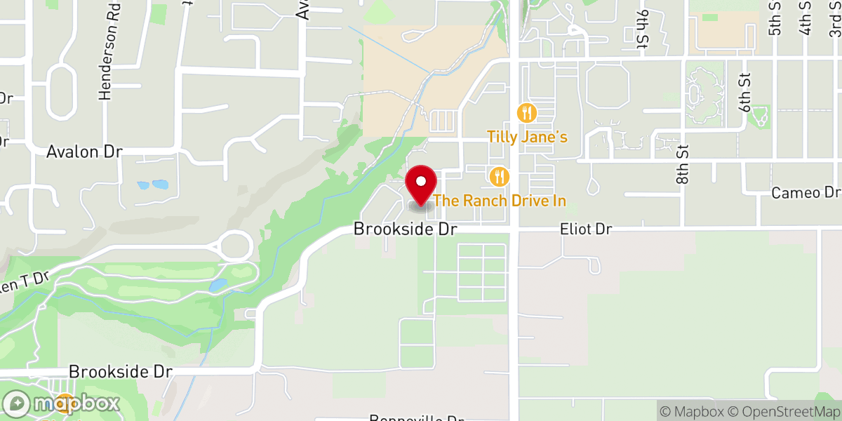 Map showing location of Hood River Valley Adult Center