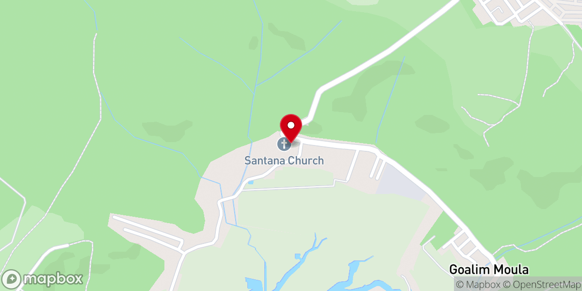 Map showing location of St. Ann's Church