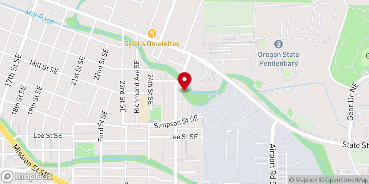Map showing location of Tabernaculo de Salem UPCI