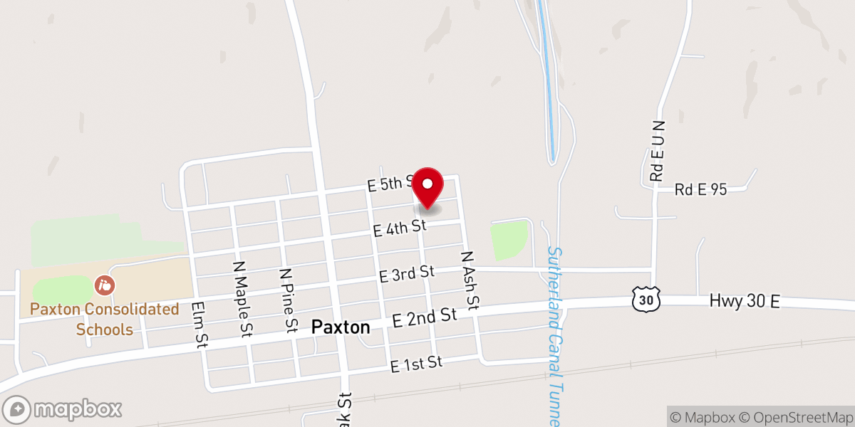 Map showing location of St Patrick's Catholic Church