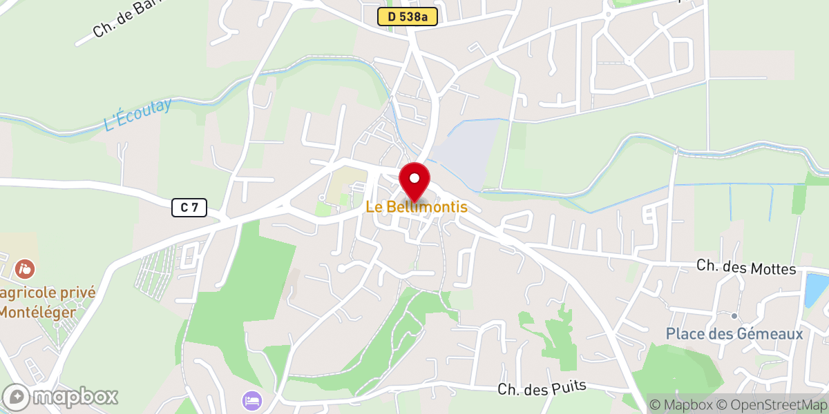 Map showing location of Temple protestant de l'Eglise Unie Beaumont les Valence