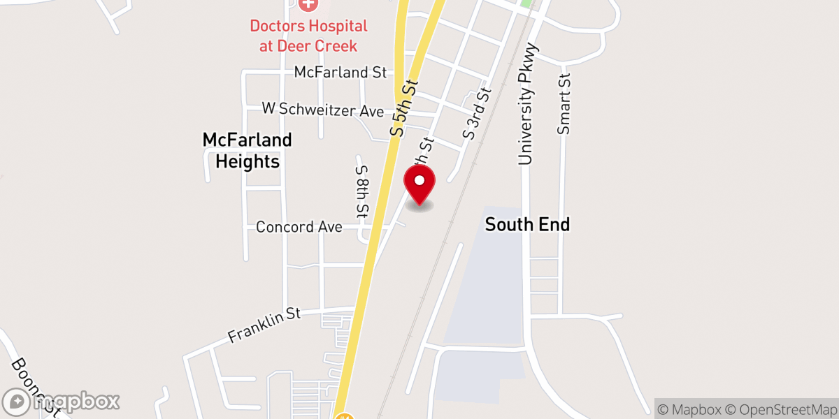 Map showing location of Vernon Parish Head Start