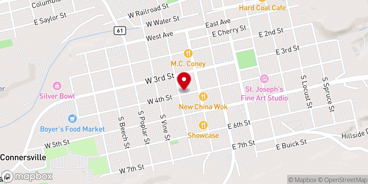 Map showing location of Church of the Resurrection Center for Outreach