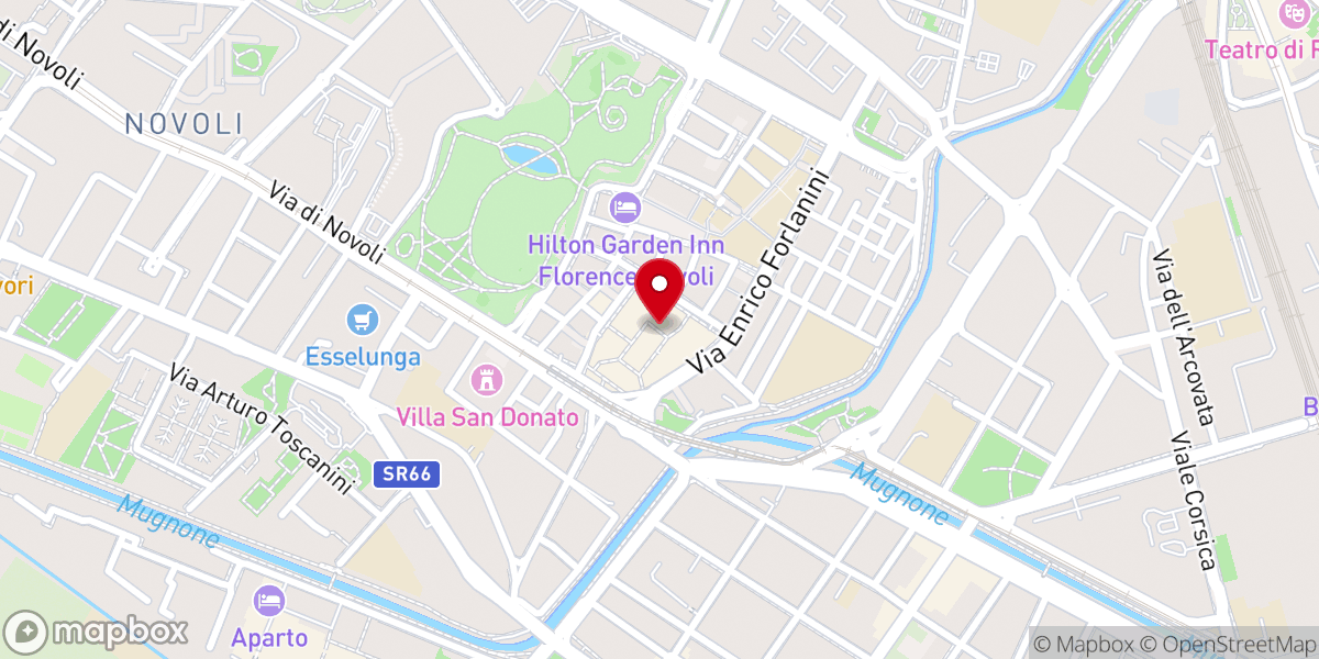 Map showing location of The Life Church Italia