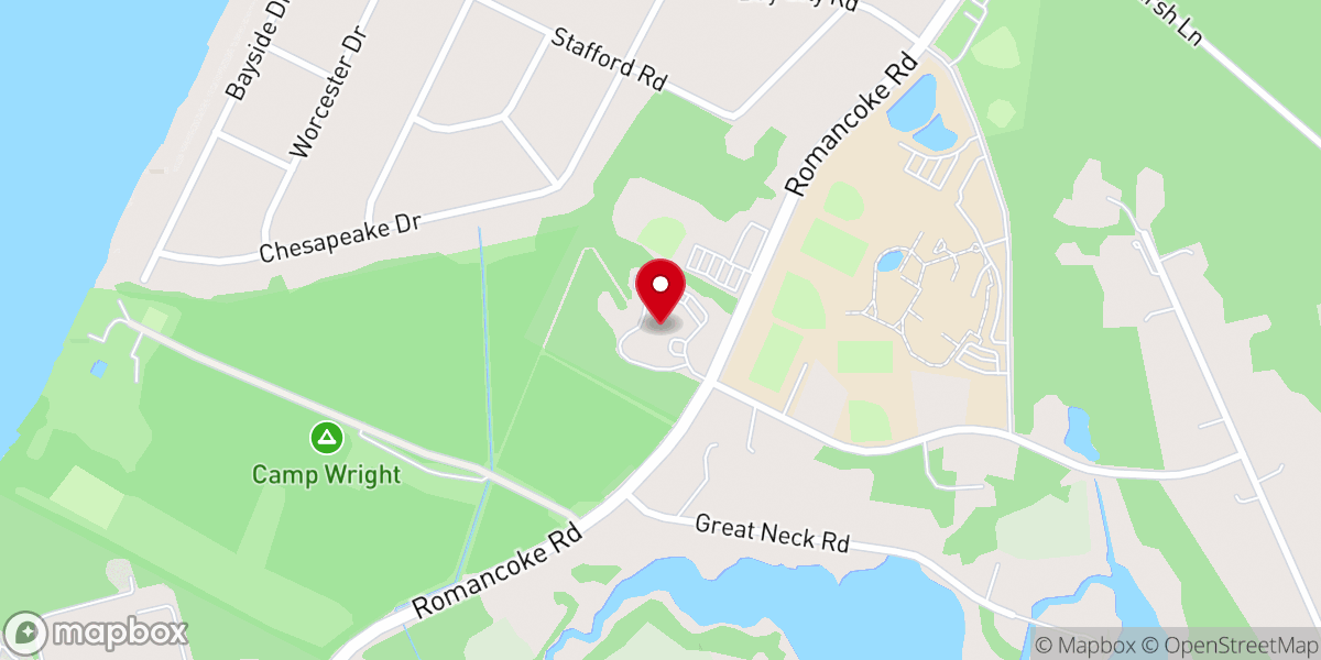 Map showing location of Christ Church Parish, Kent Island