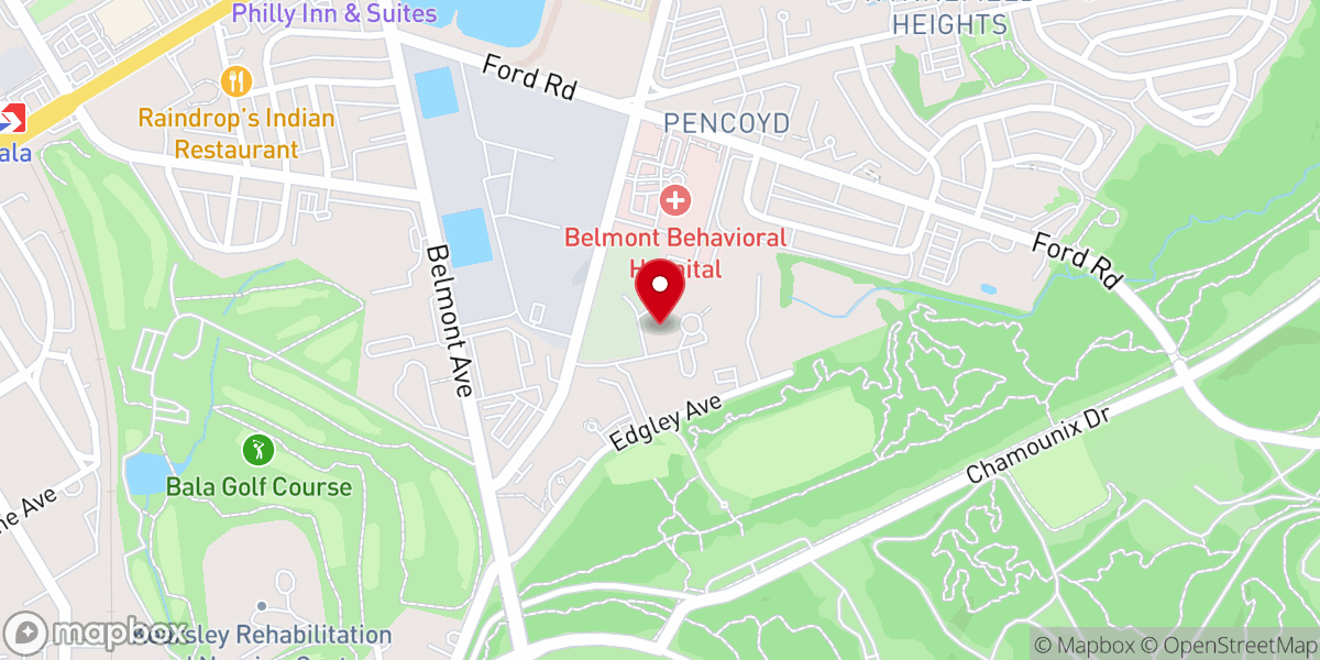 Map showing location of Methodist Services