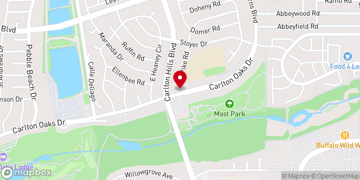Map showing location of St. John the Baptist Ukrainian Catholic Church