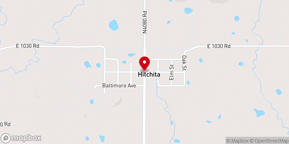 Map showing location of House of Prayer Church