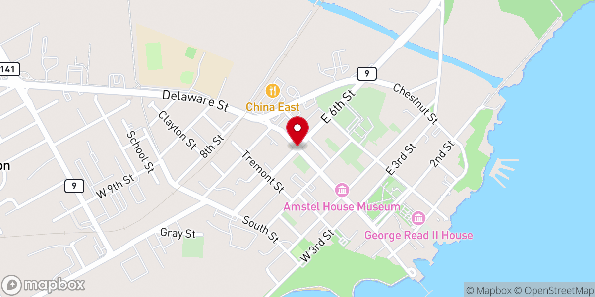 Map showing location of Penn Yvonne W