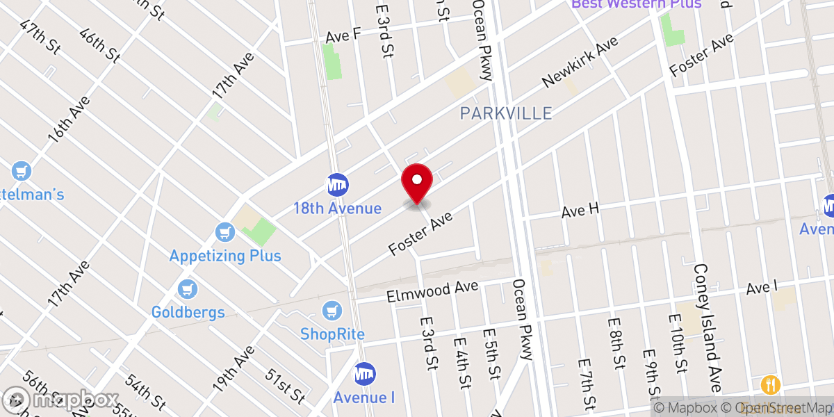 Map showing location of Vaad Lchizuk Hatorah Inc