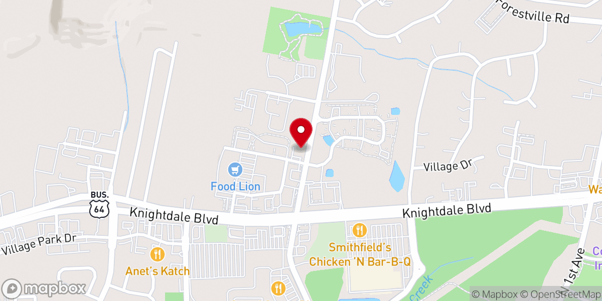 Map showing location of New Kingdom Church