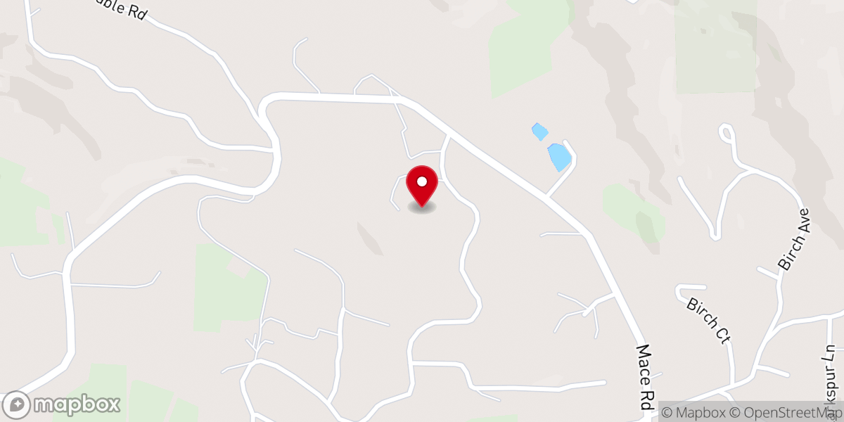 Map showing location of The Farmhouse at Apple Hill