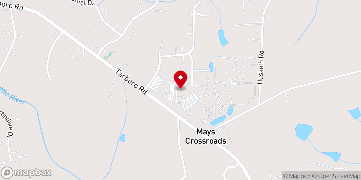 Map showing location of Sovereign Redeemer Community Church