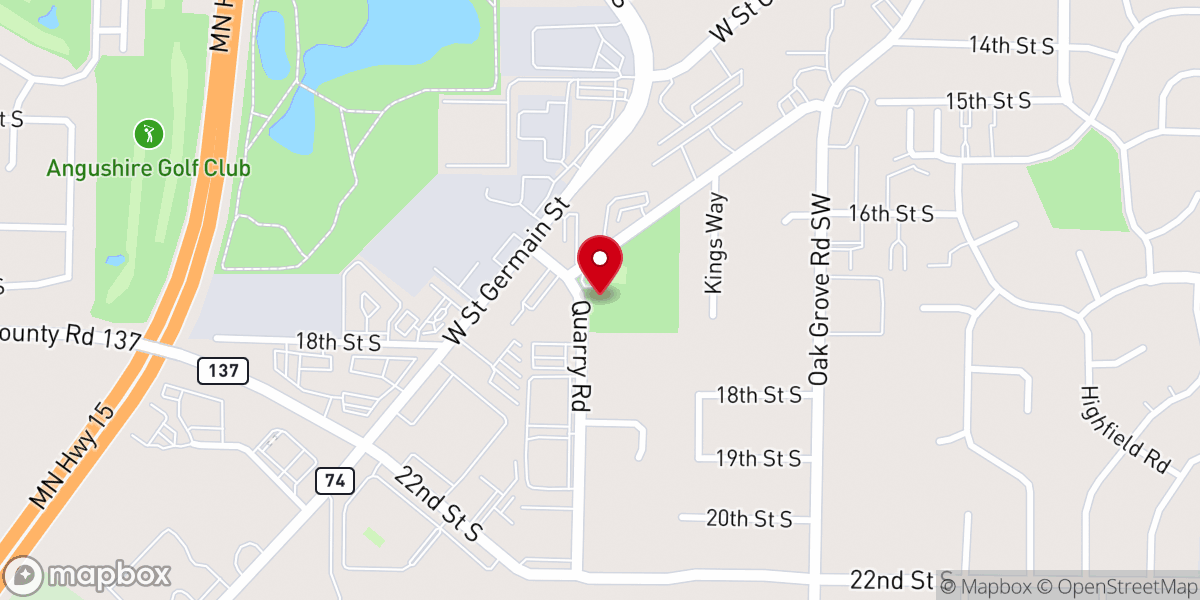 Map showing location of St. Cloud Unitarian Universalist Fellowship